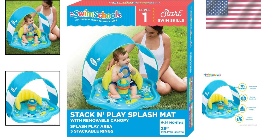 Seat & Canopy Baby Floaties for Maximum Stability