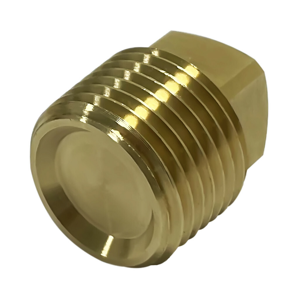 1/2" NPT Solid Brass Boat Hull Spare Garboard Drain Plug-2 PACK