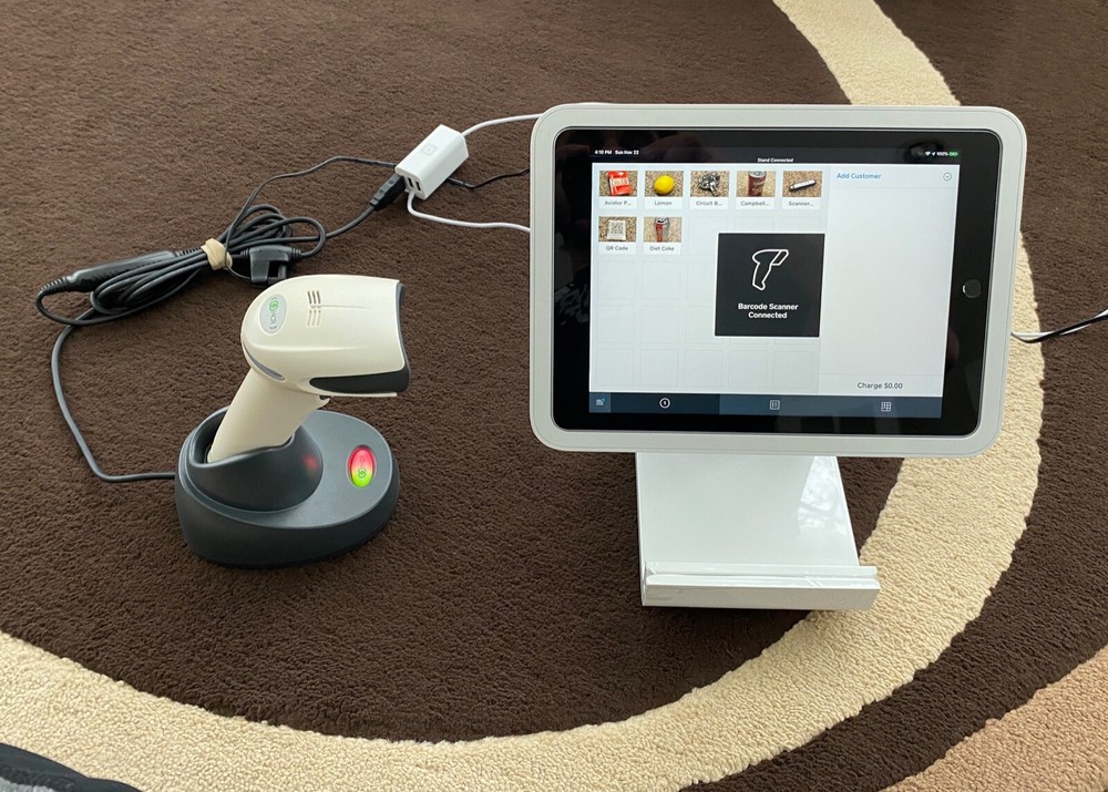 Xenon 1902 1D 2D Wireless Bluetooth Barcode Scanner For SQUARE STAND REGISTER