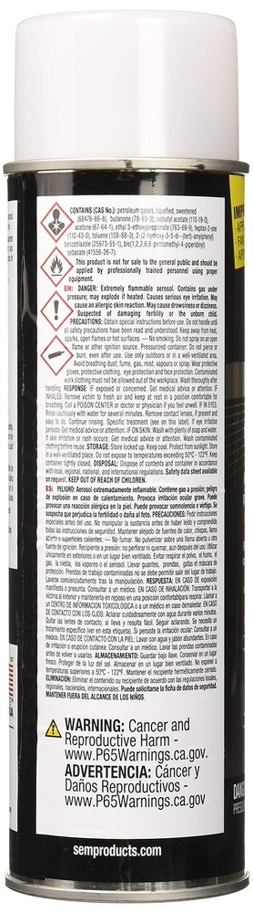 SEM 40913 1K HS Semi-Gloss Clear Coat, 14.9 oz