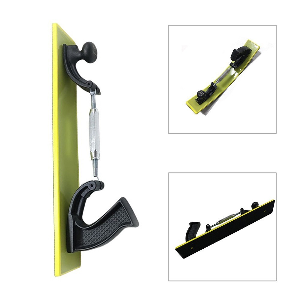 Holder Sanding Disc 70 X 420mm ABS-Polishing Rectangular Yellow + Black