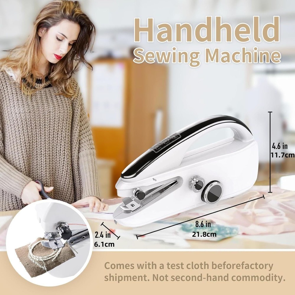 1 Set Compact Sewing Machine W/Complete Accessory Kit For Effortless Start-Up