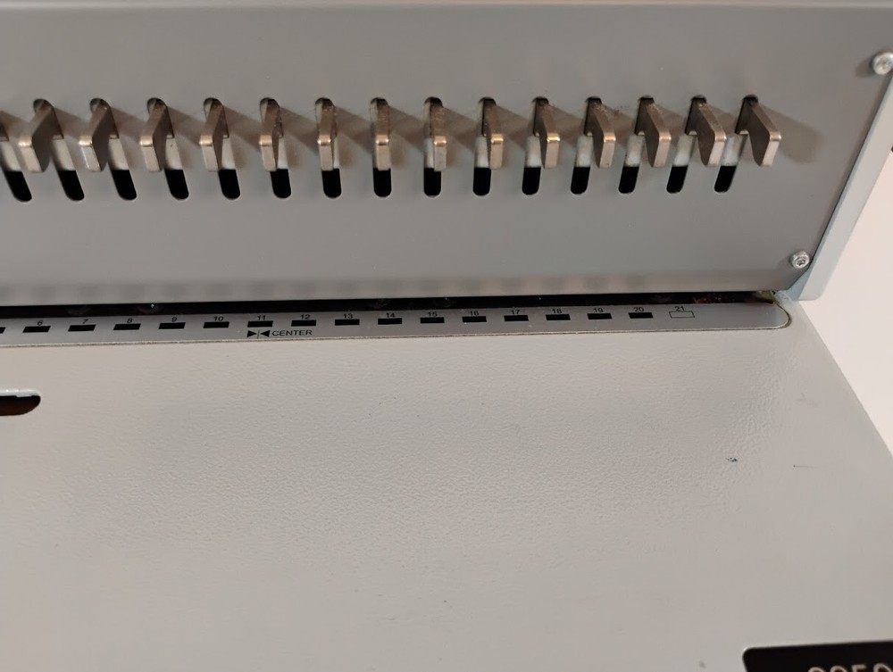 GBC CombBind C250 Binding Machine Model 7400016 Book Binding Press Bindings Incl