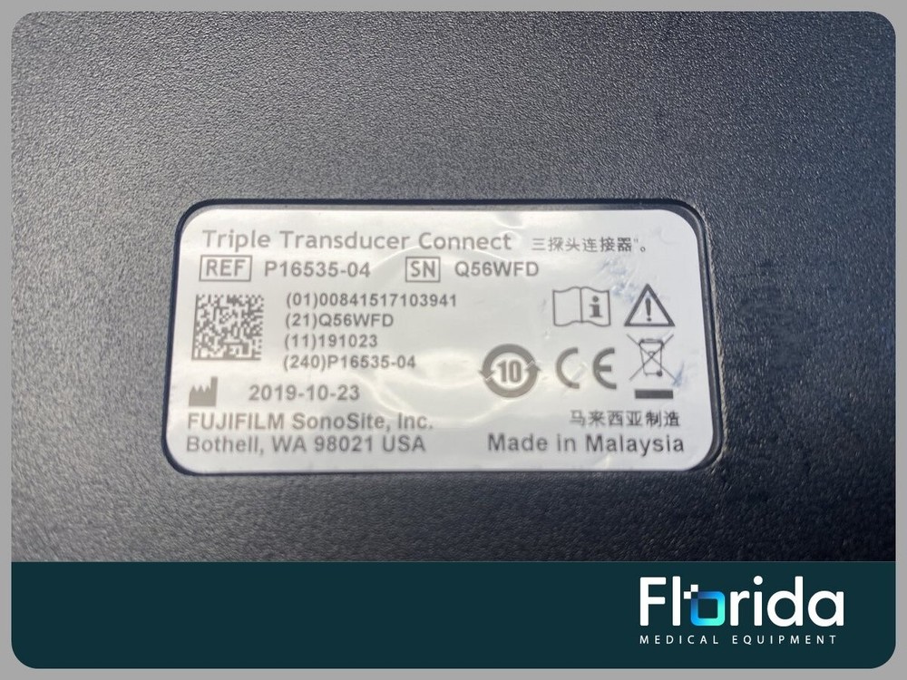 SONOSITE P16535-04 TRIPLE TRANSDUCER CONNECT QUICK RELEASE