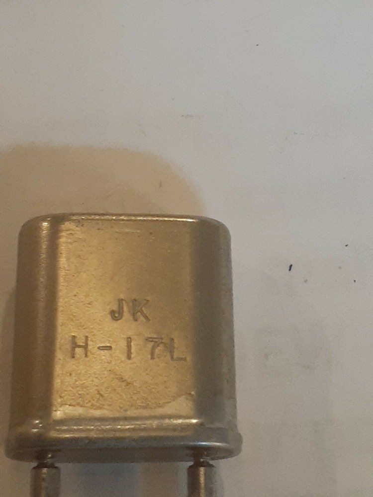 VINTAGE Crystal tag for Central Electronics transmitter  20-A - Estate Item