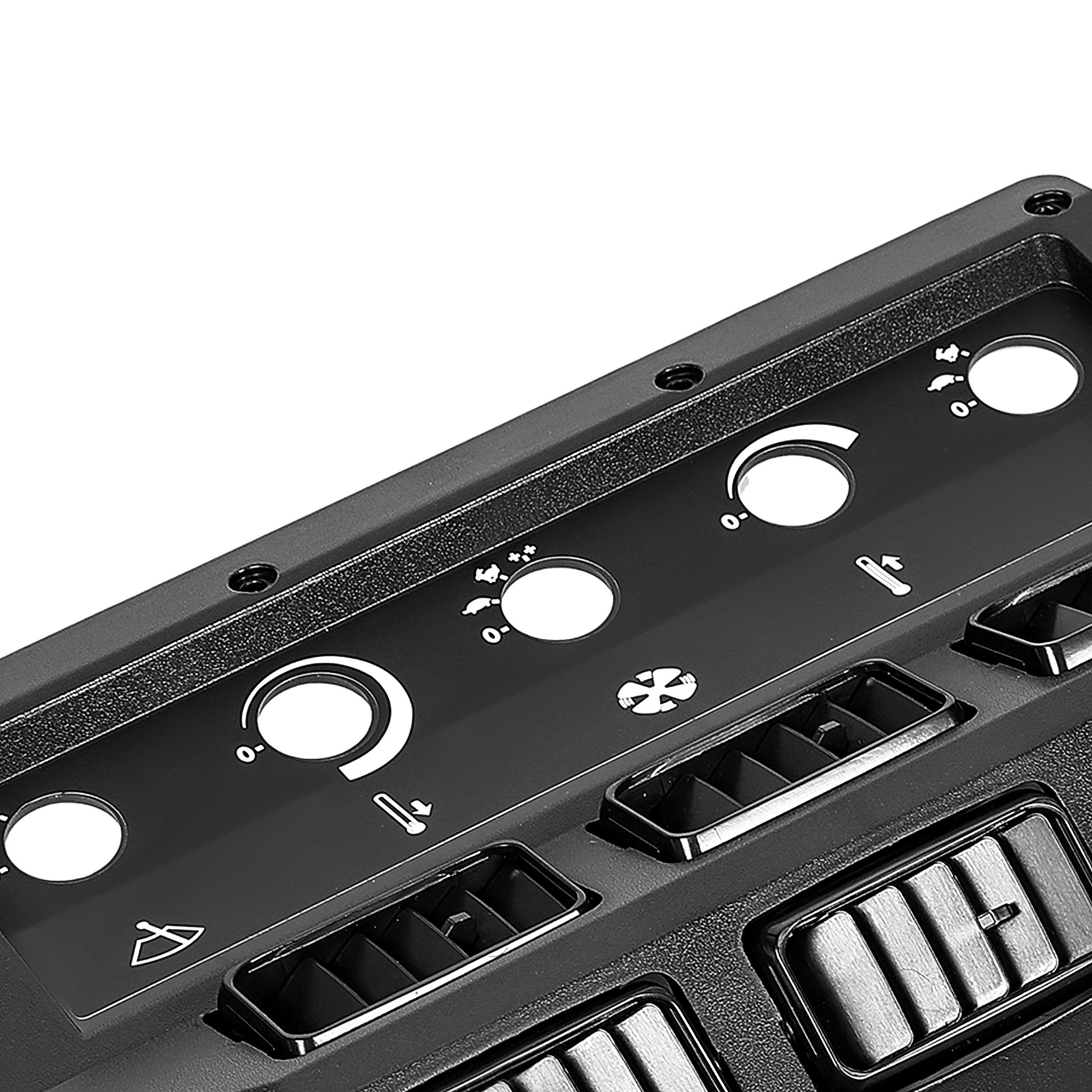 A/C Control Bezel Black For John Deere 4030 4040 ++ Tractors #AH118028