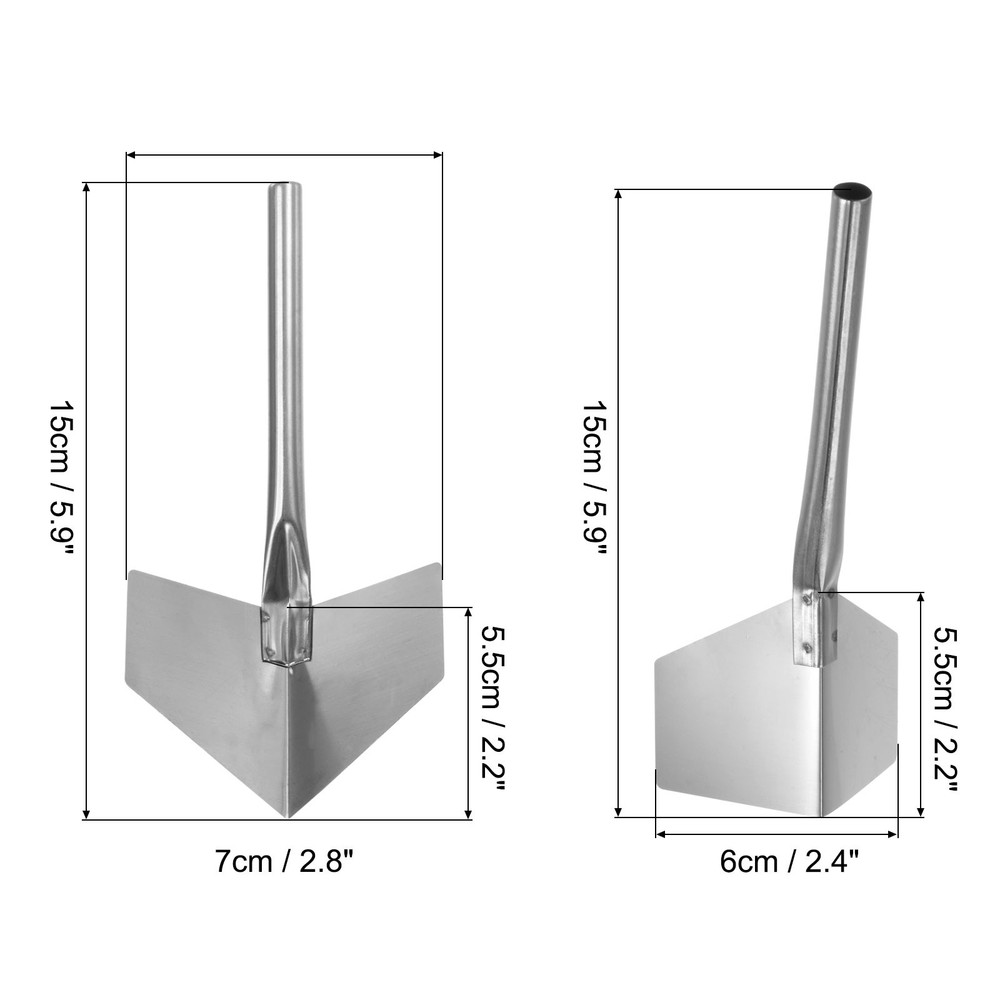 Inside and Outside Corner Trowels 2.7" Corner Shaping 4pack