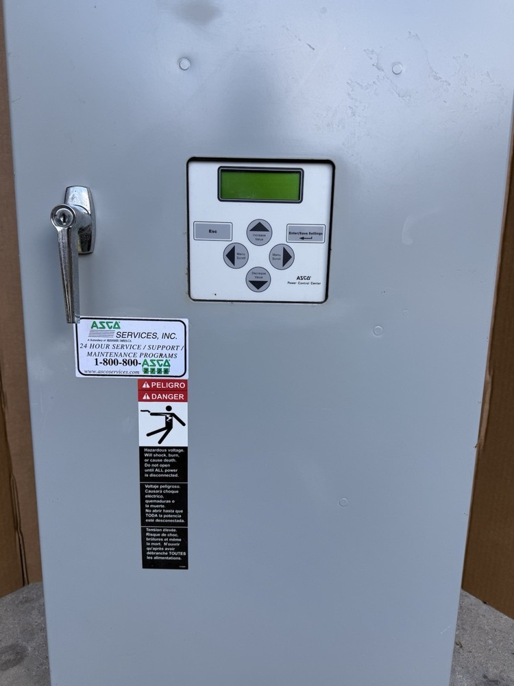 ASCO 240 Volt 200 Amp Single Phase 2 Pole Automatic Transfer Switch 7000 Series