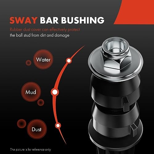2 x Front Sway Bar Links Stabilizer Bar Links, Compatible with Dodge Durango