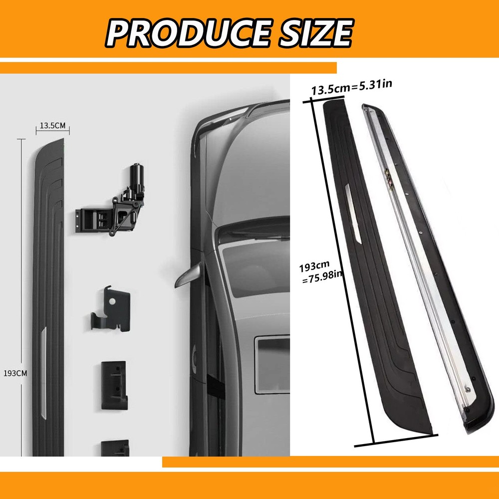 Deployable Running Board Fits for Range Rover SWB 23-26 Electric Side Step bars