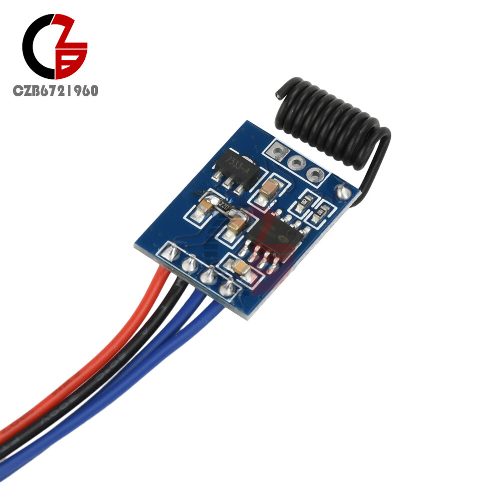 DC3-12V Wireless Remote Control Forward Reverse Speed Controller PWM Motor Drive