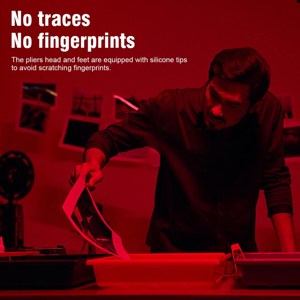 4x Bamboo Print Developing Tongs Photo Studio Darkroom Negative Film Processing