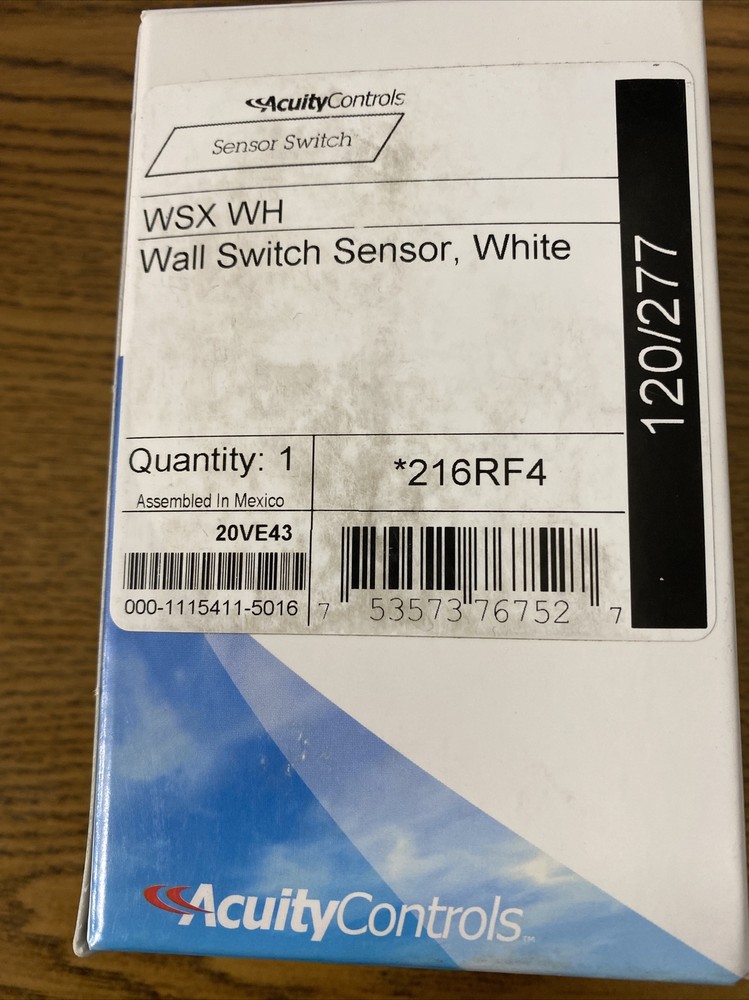 Lithonia Lighting WSX WH Motion Sensor Wall Control  - White