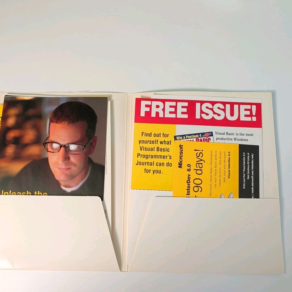 Microsoft Visual Basic 6.0 Professional Edition 203-00769 Clean Disks