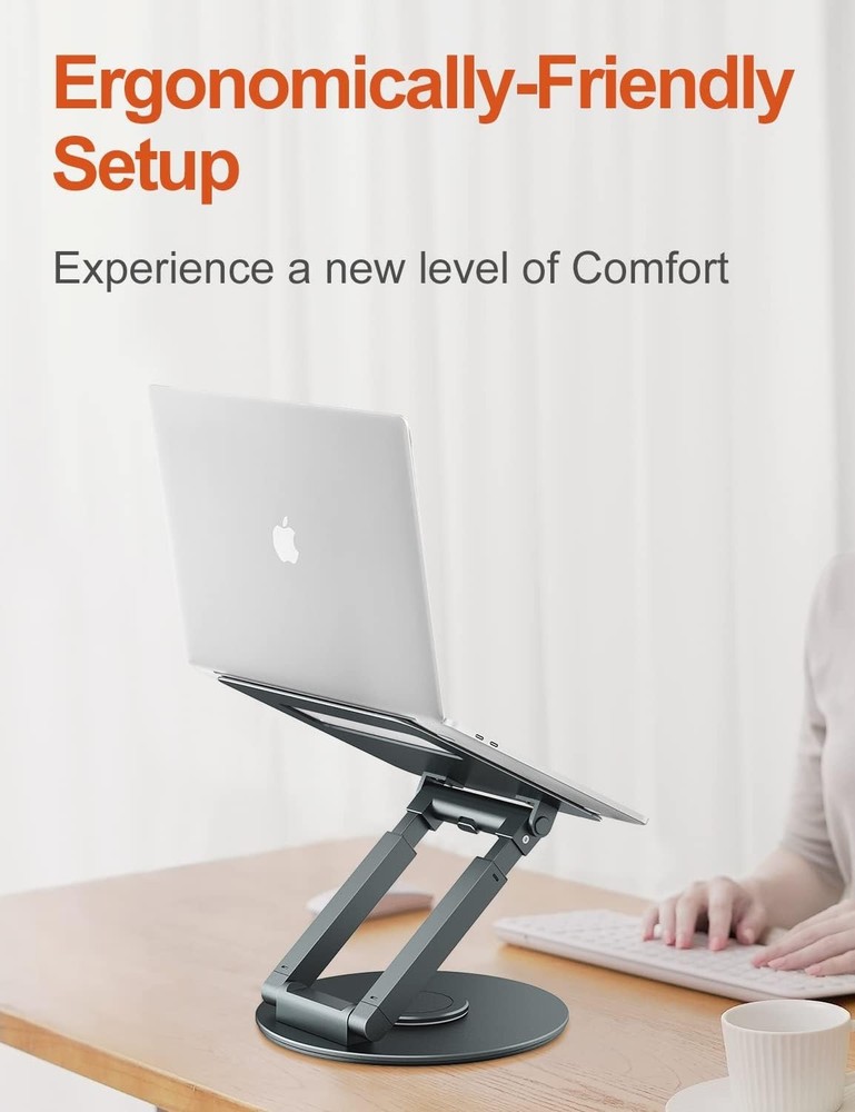 Height Adjustable Sit to Stand Riser for MacBook Pro