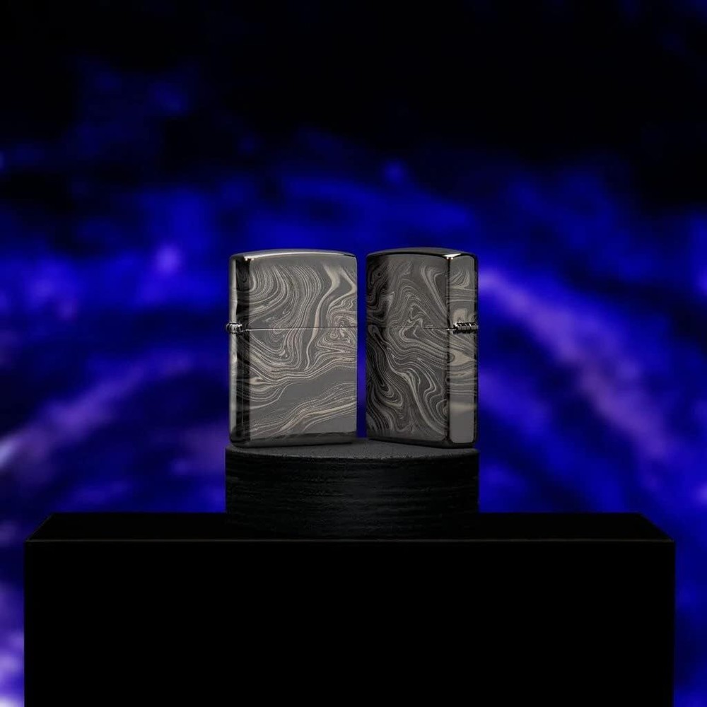 Zippo Lighter- Personalized Engrave for Geometric Patterns Marble Pattern 49812