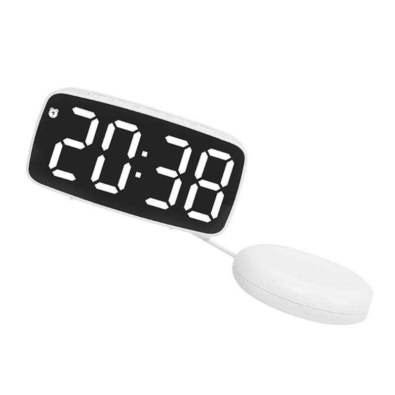 Modern Digital Alarm ClockTemperature Display Adjustment Brightness Room Clock