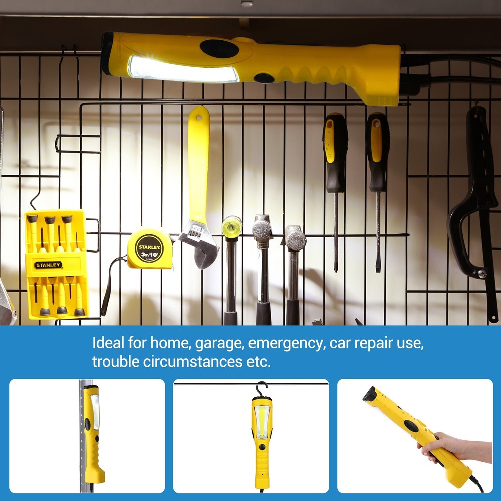 DEWENWILS 15ft LED Work Light, Underhood Work Light,Handheld Corded Work Light