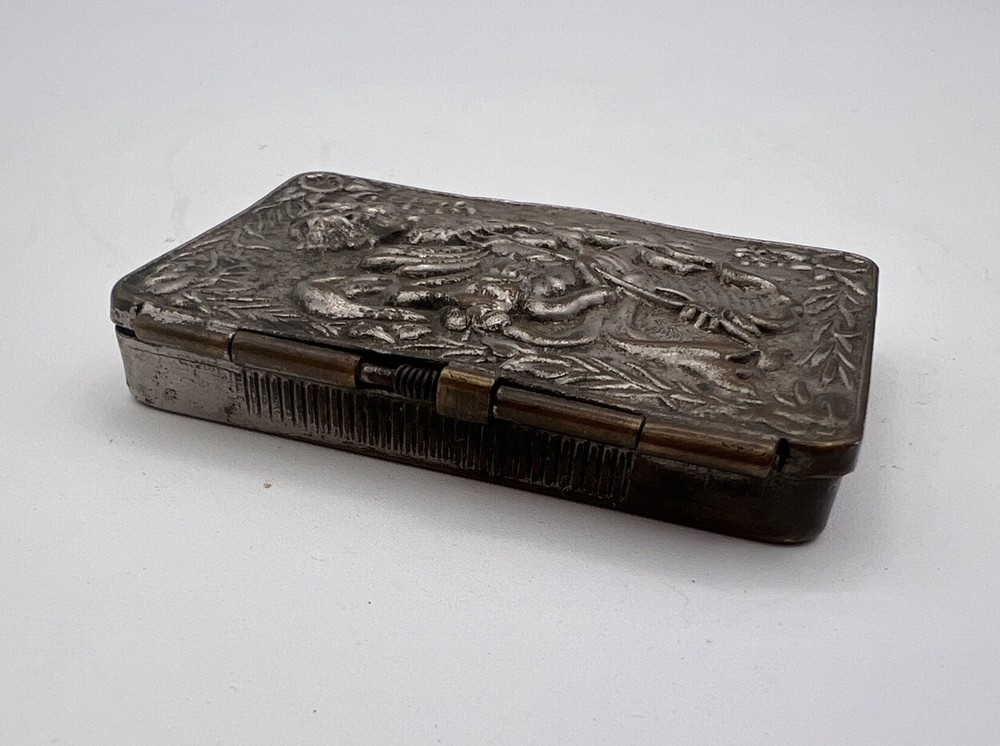 Poseidon Neptune Trident Match Pill Snuff Box