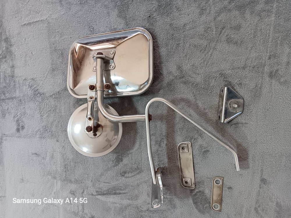 Sure Plus Towing Blind Spot Chrome Mirror With Bracket