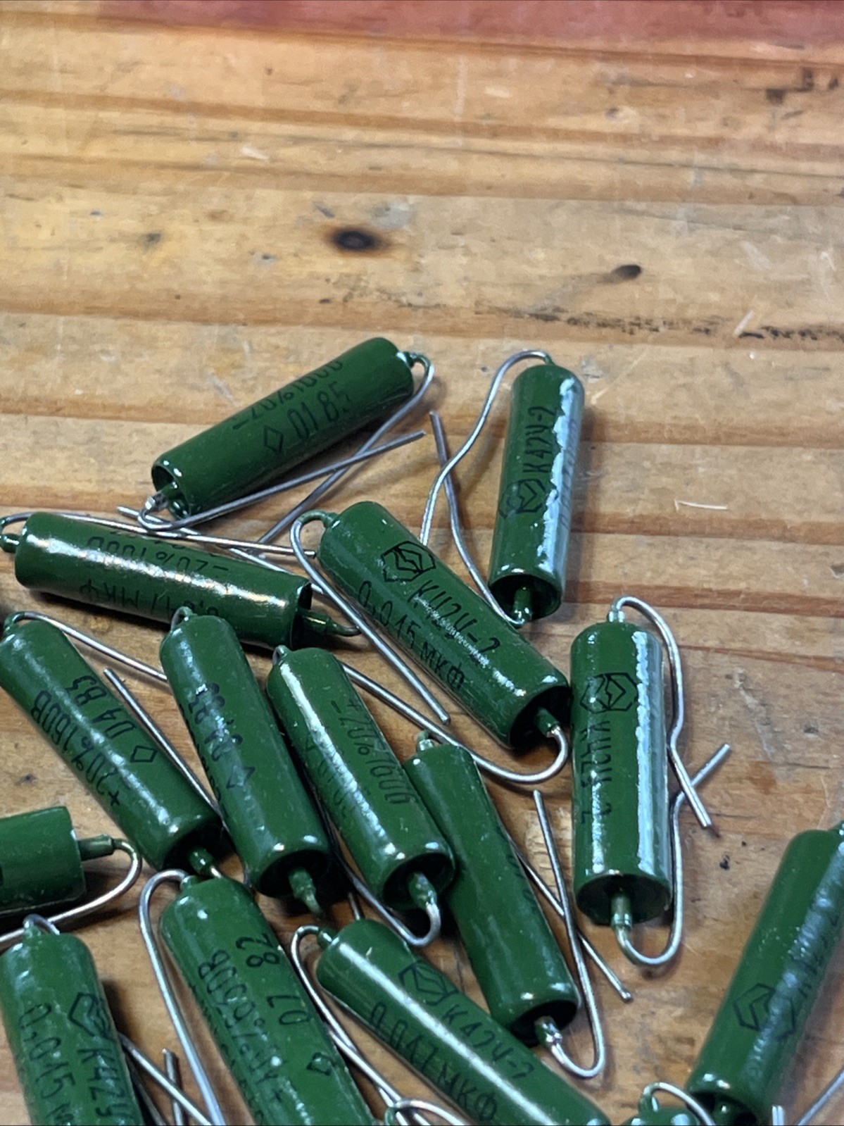 .047uf PIO Vintage K42Y-9 NOS Paper In Oil Capacitor Tone Cap LOT OF 30