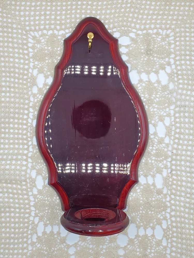 Barometer with Plaque High Gloss Cherry Wood