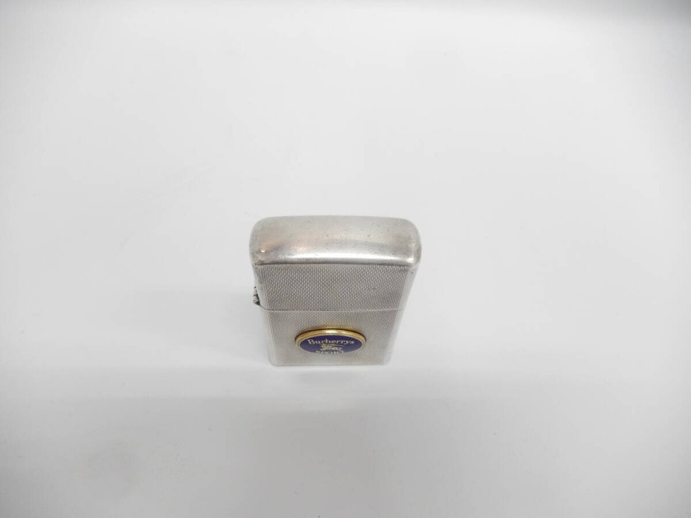 BURBERRY Gas Lighter Silver without box