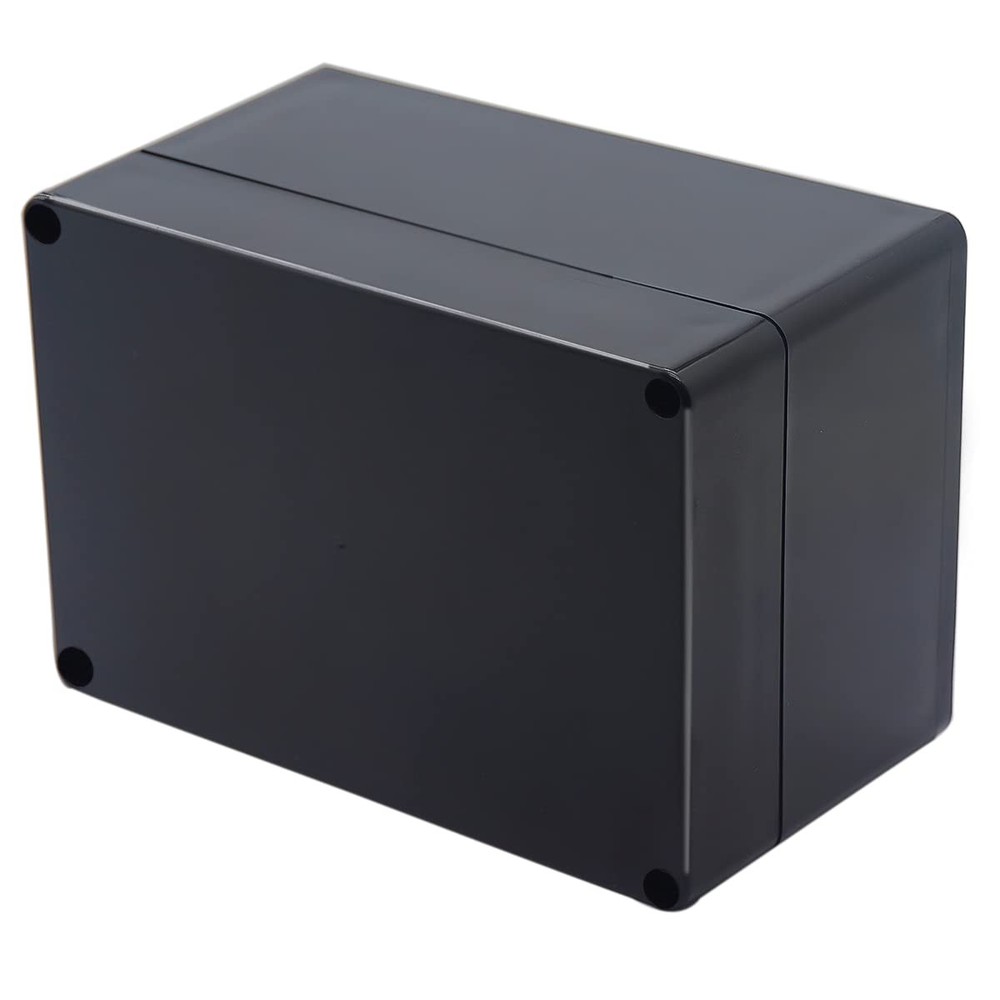 Project Box IP65 Waterproof Junction Box ABS Plastic Black Electrical Boxes D...