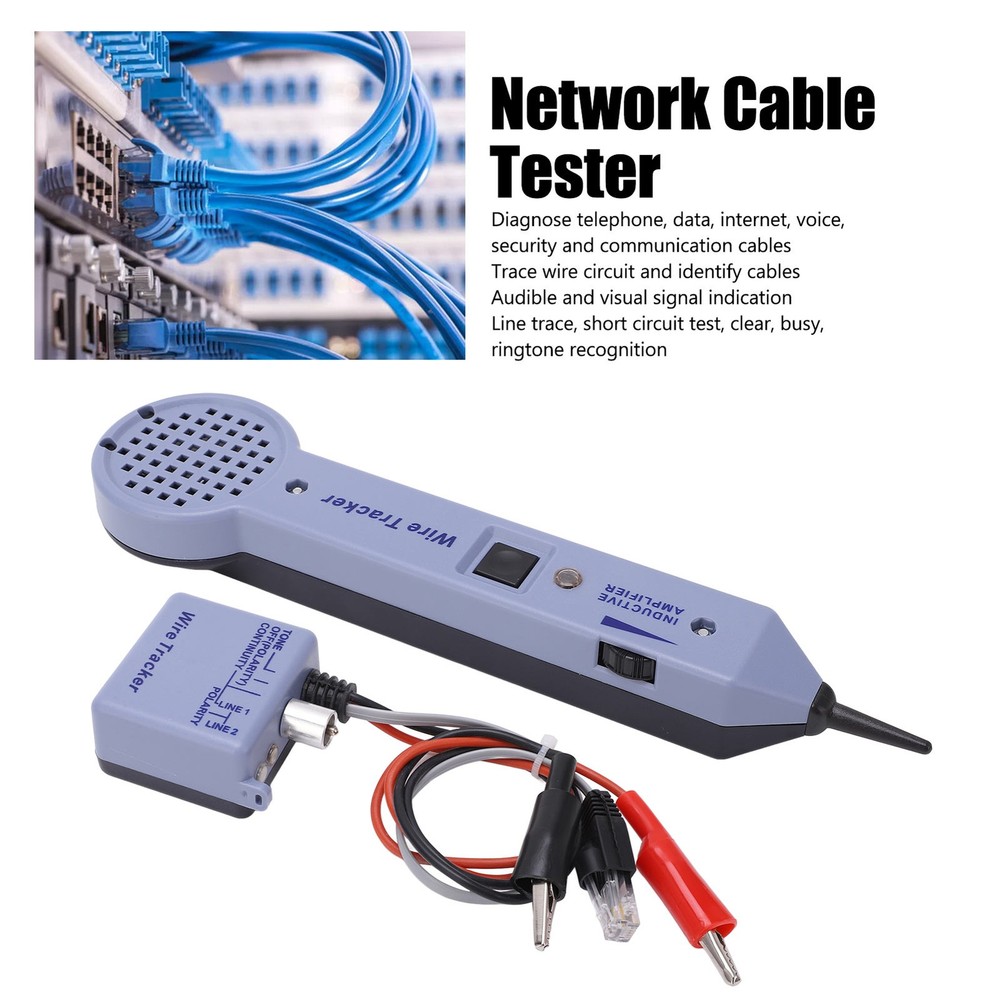 Network Cable Tracer Circuit Tester 200EP Audio Adjustable Induction Amplifier