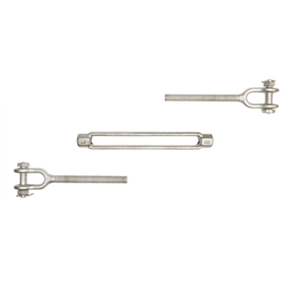 5/16 x 4-1/2" Turnbuckle Jaw Jaw Galvanized Steel 800 LBS Marine Boat Shade Sail