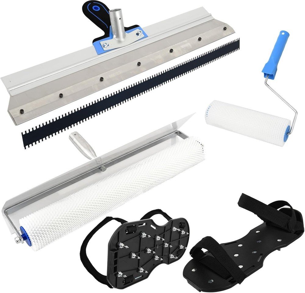 Self-Levelling Cement Tool Kit,Spike Roller for Self Leveling Cement