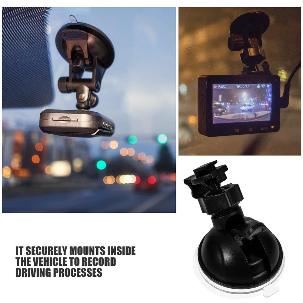 3 Pcs Camera Holder for Car Auto Suction Cup Windshield Dash Mount