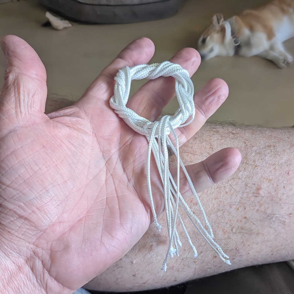 Braided tapered Dyneema crackers