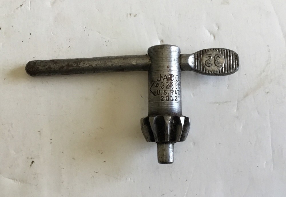 Vintage Jacobs Chuck Key No. 32, VG Condition
