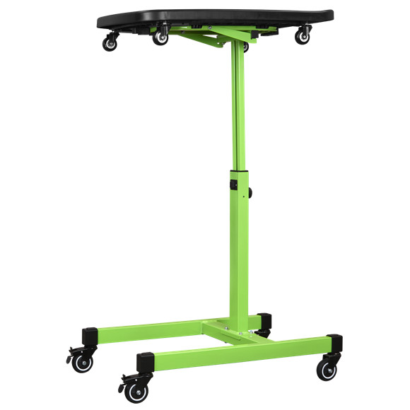 Adjustable Height Mobile Workstation Removeable Top Tray Dual Use Tool Creeper