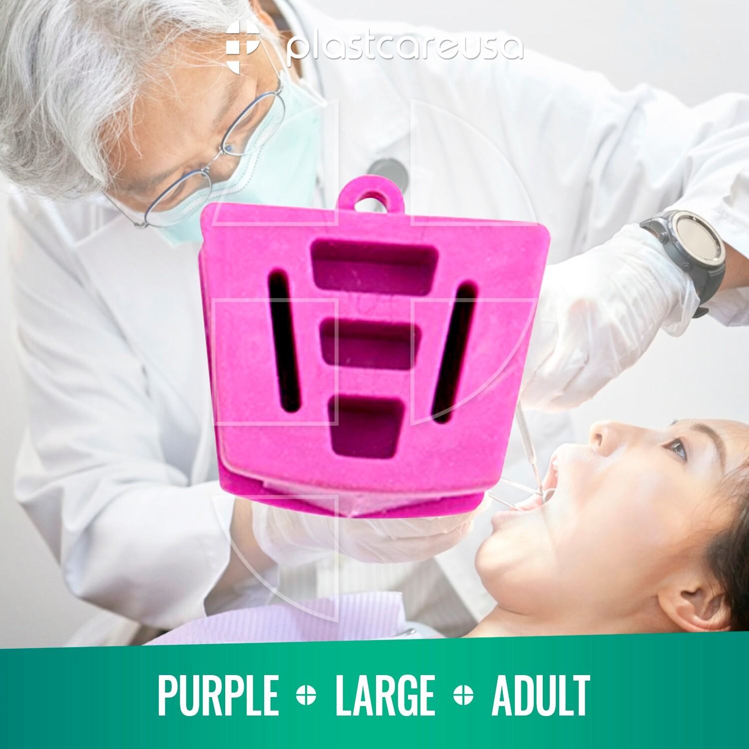 Silicone Dental Mouth Bite Blocks Props Small Medium Large for Teeth