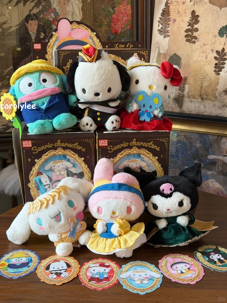 LDCX Sanrio Characters Masterpiece Series Vinyl Plush Keychains Blind Box