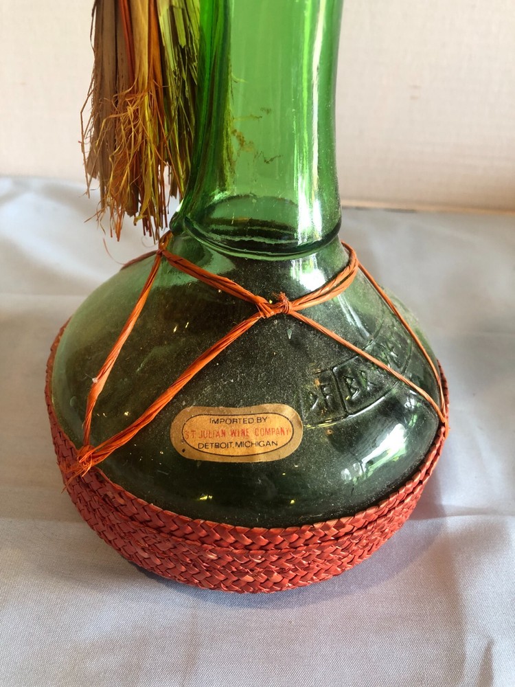 Chianti Gori Gori 20"H Green Wine Bottle EMPTY