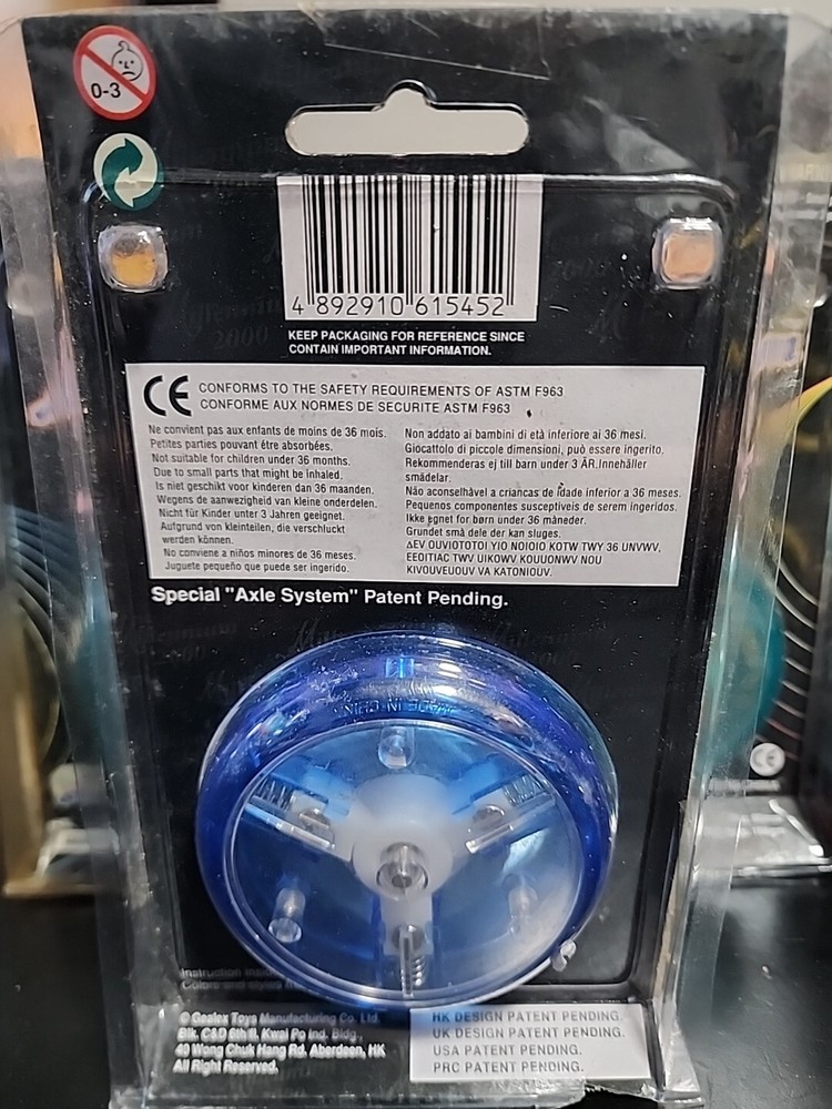 Magic Return Jumbo Yo-Yo Millennium 2000 Blue - New (Damaged Box)