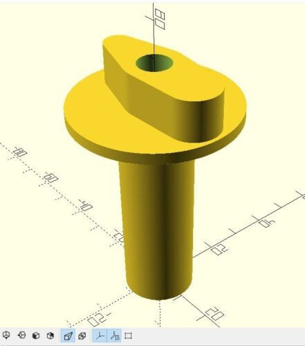 Predator Generator 9500 Knob Switch Run Choke selector + screw - 3D printed part