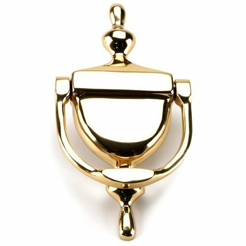 Brainerd 6" X 3" Solid Brass Door Knocker 655Xc
