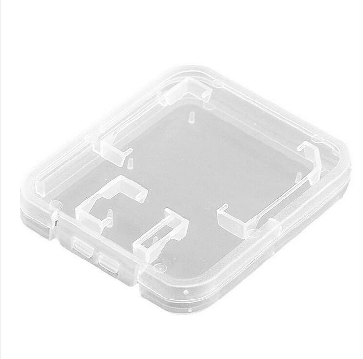 10Pcs Micro SD SDHC Memory Card Case Holder Box Storage Hard Plastic Transparent