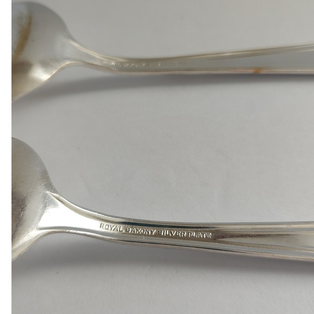 Royal Saxony Silverplate Serving Fork & Cake/Pie Server Set