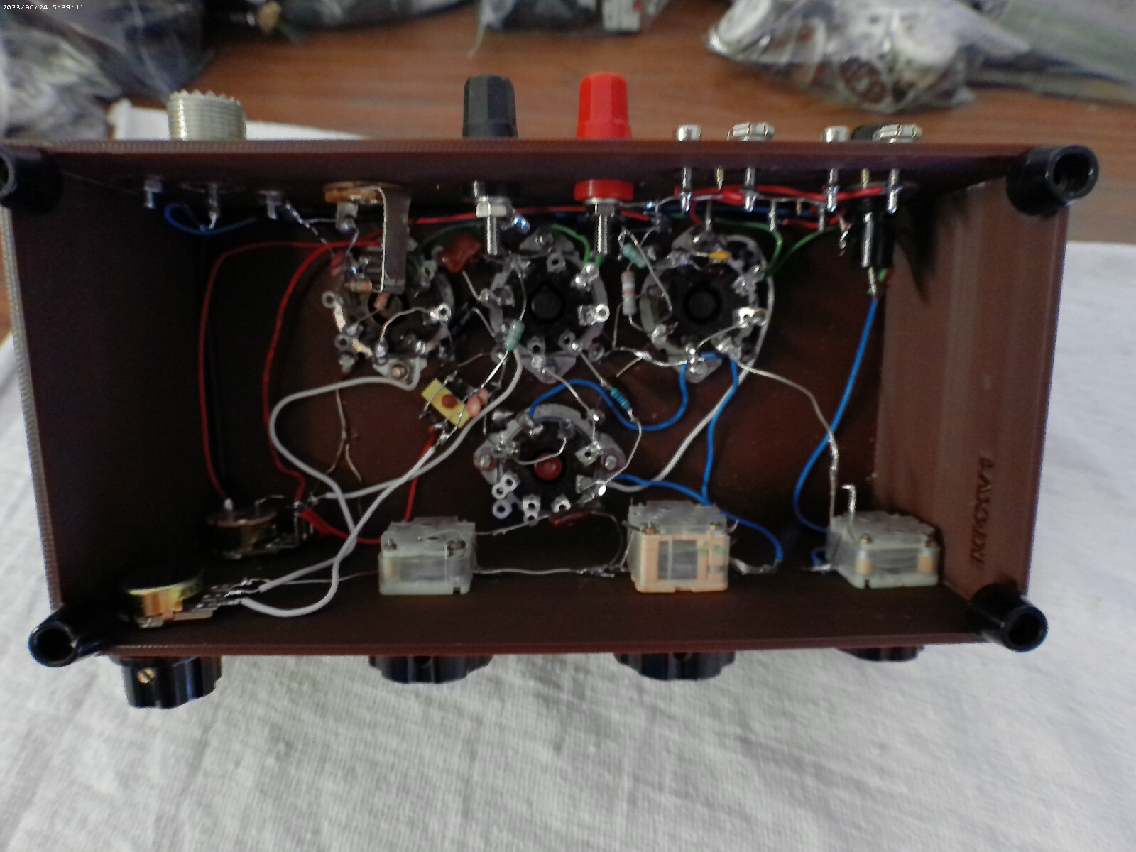 SCHEMATIC ONLY British Mark XV Spy Radio 1943 (AM Band to 13.5 MHZ)