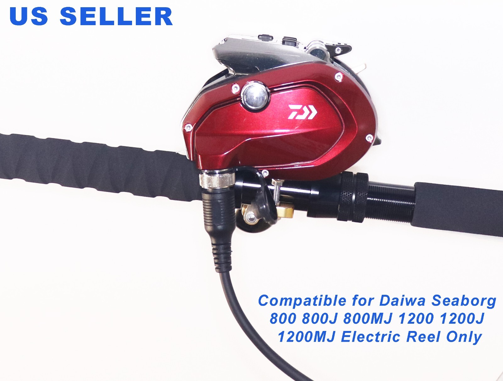 Power Cable for Daiwa Seaborg 800MJ 1200MJ Electric Reels Cord