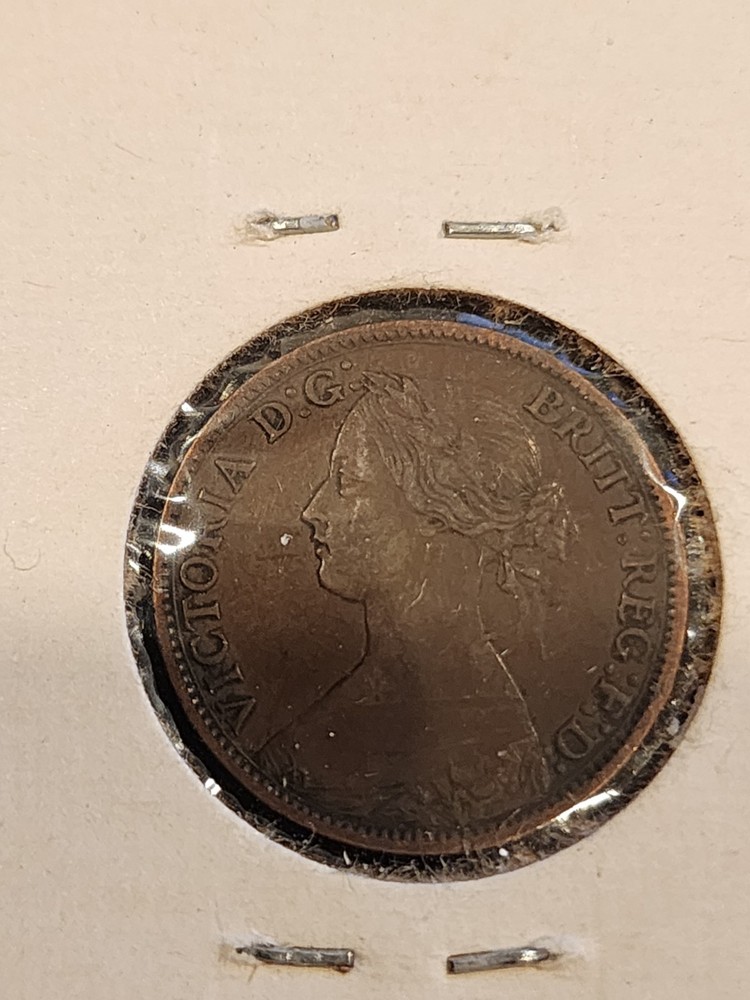 1861 Nova Scotia Half Cent Coin