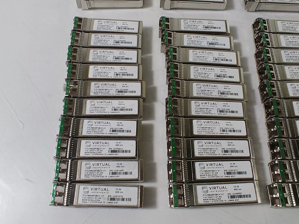Virtual Instruments Assorted SFP Transceiver Modules Lot Of 90