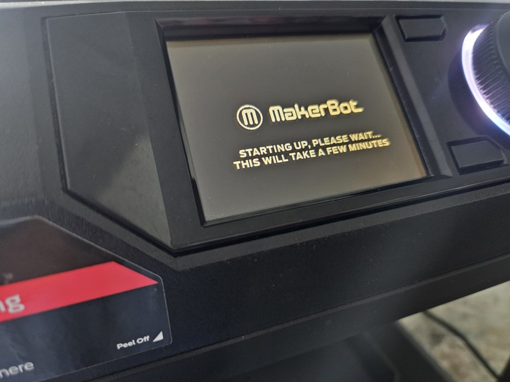 MakerBot Replicator+ 3D Printer PABH65 Good Condition With Working Extruder