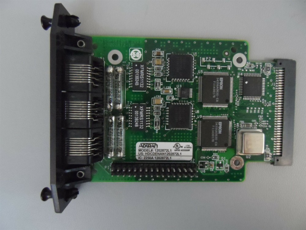 Adtran Netvanta Dual WAN-T1 DBU 1202872L1 Black Interface Module
