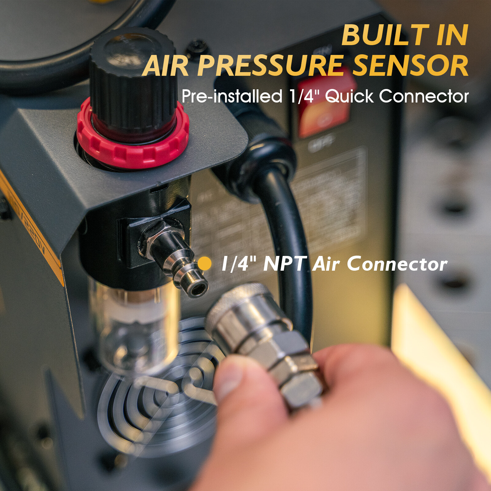 50A Non-Touch Pilot ARC Air Plasma Cutter 110V/220V Post/Flow Gas and 2T/4T